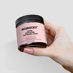 Missrocket face exfoliator formulated to remove dead skin cells and reveal a smoother complexion