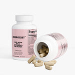 Missrocket skin-focused supplement formulated to promote a clear, radiant, and hydrated complexion